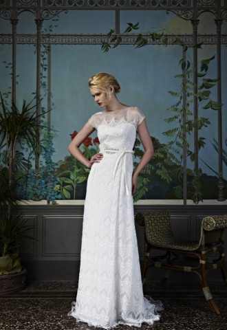 свадебное платье органза и кружево