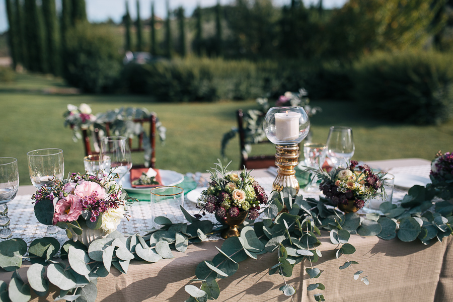 свадебный декор, свадьба в италии