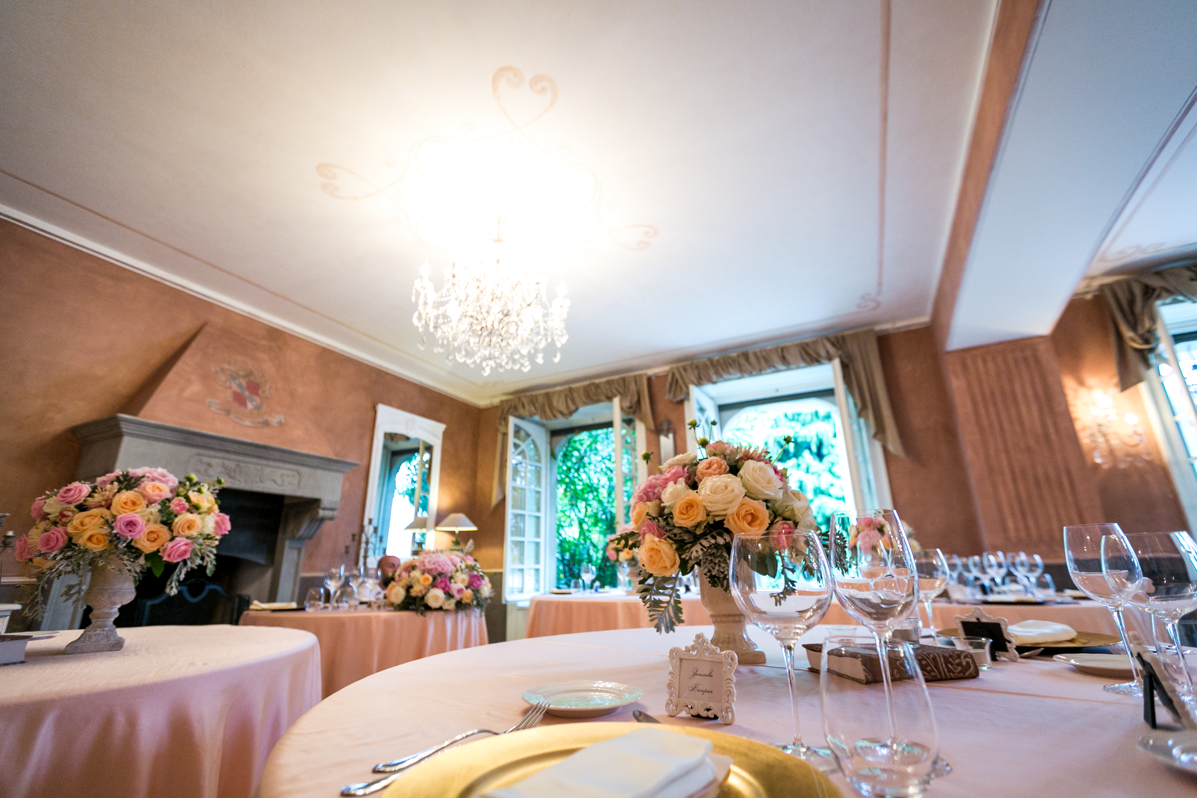 Lake Come Wedding. Wedding table decor