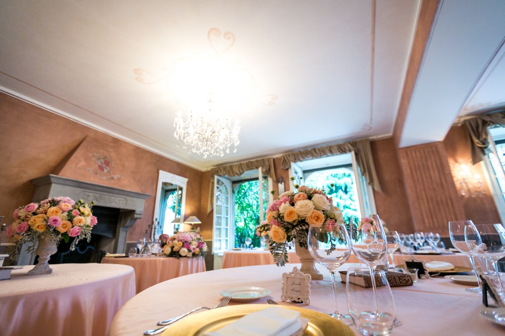 Lake Come Wedding. Wedding table decor