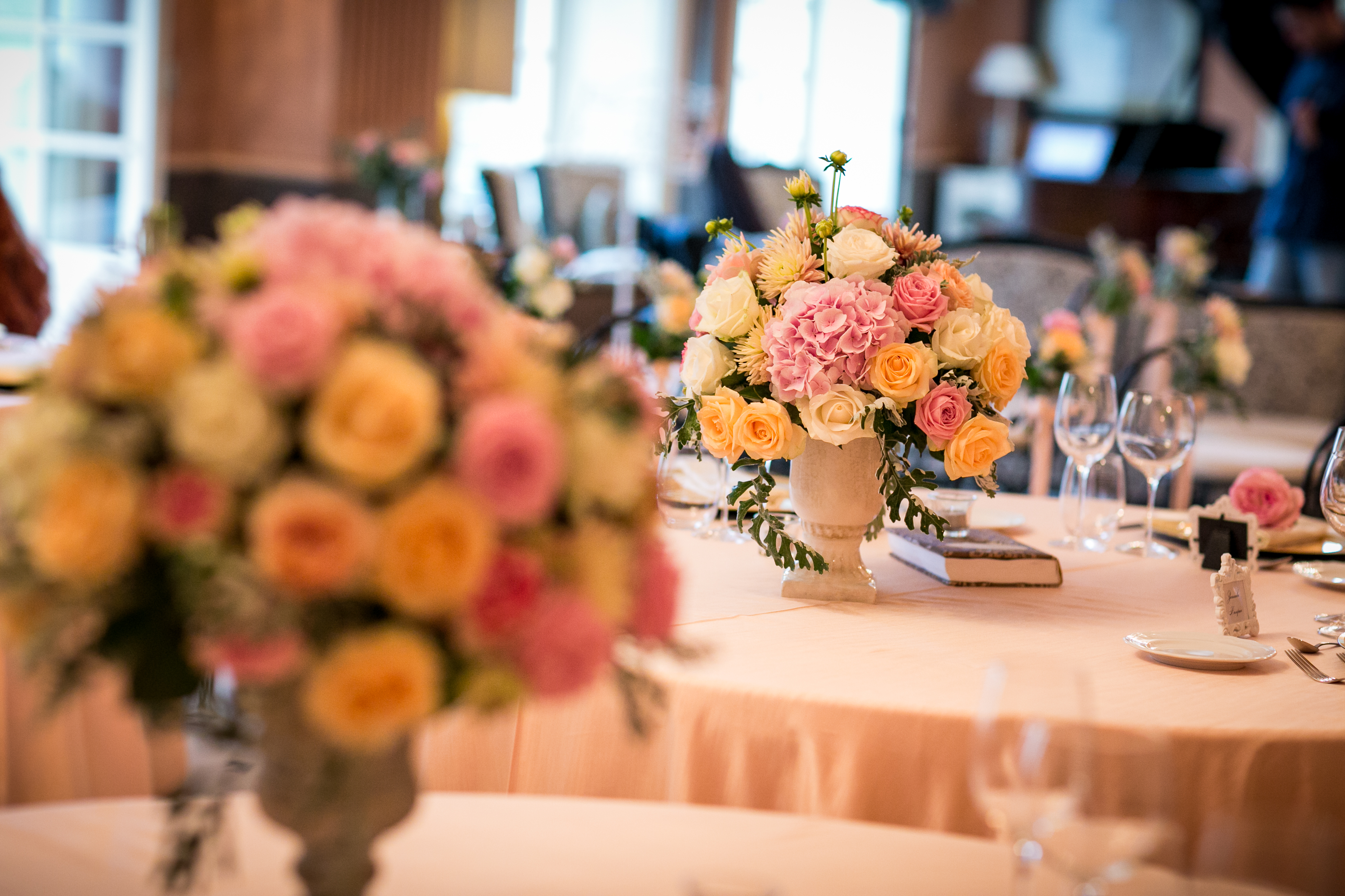 Lake Come Wedding. Wedding table decor