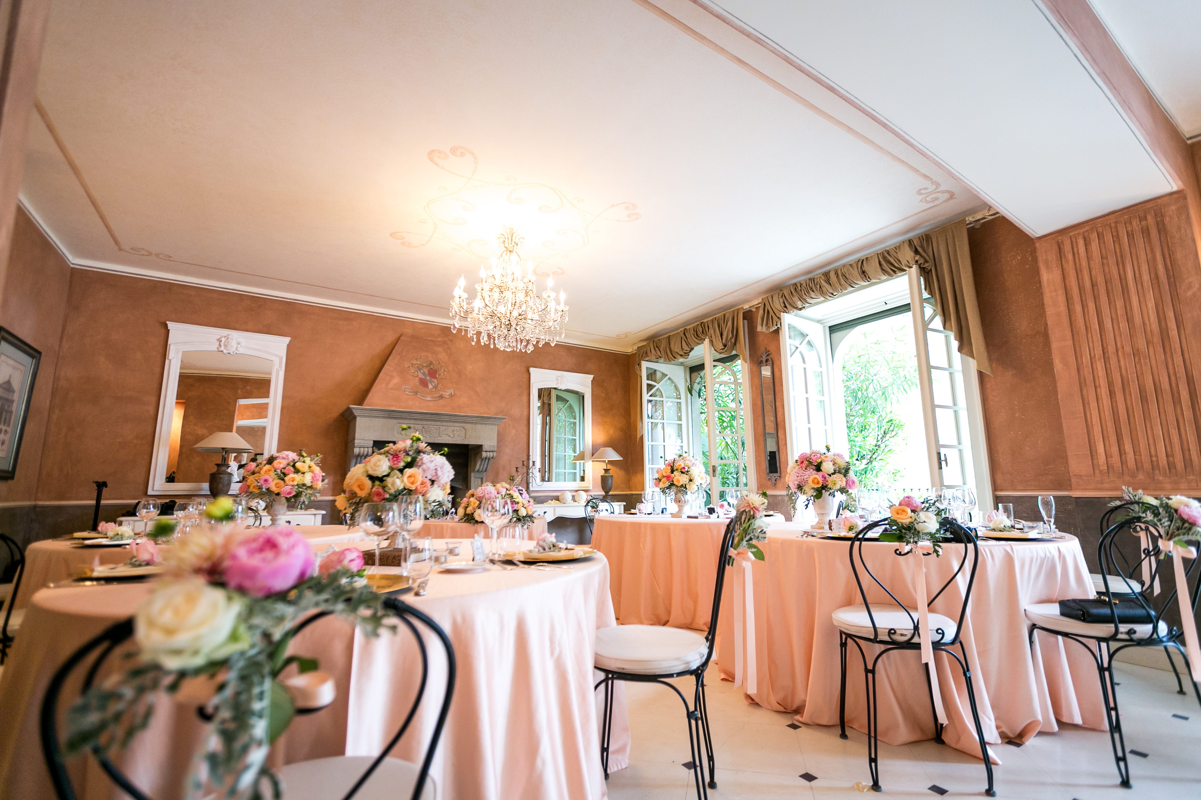 Lake Come Wedding. Wedding table decor